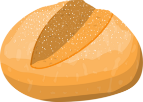 Loaf of wheat and rye toast bread png