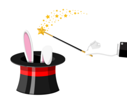 magi hatt med påsk kanin öron png