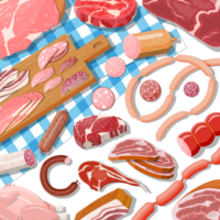 Sammlung von Fleisch. png