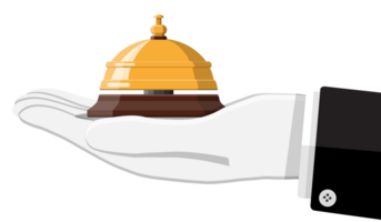 Reception service bell png