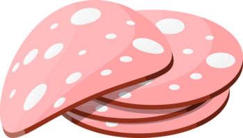 Meat sausage slice png