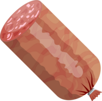 Meat sausage product of beef, pork or chicken png