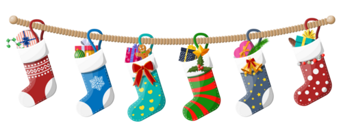 Noël chaussette stockage png