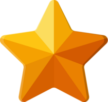 Star shape ornament png