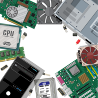 assemblaggio pc, personale computer hardware png