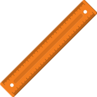 Plastic measuring ruler png