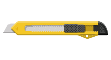 Snap-off blade, stationery office supply knife png