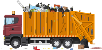 camión para montaje y transporte basura. png