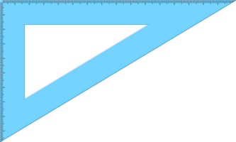 Plastic measuring ruler png