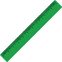 Plastic measuring ruler png