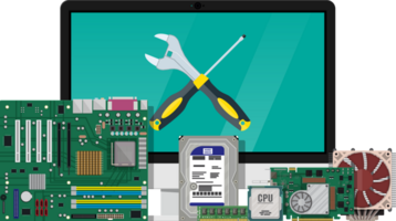 assemblaggio pc, personale computer hardware png