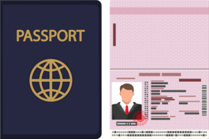 Identity card, national id card, passport card png