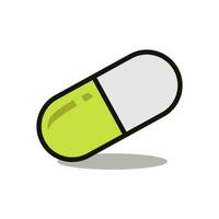 capsule icon design vector template