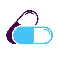 capsule icon design vector template