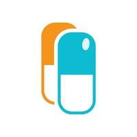 capsule icon design vector template