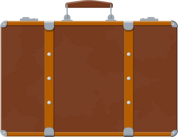 Modern and vintage travel bag png