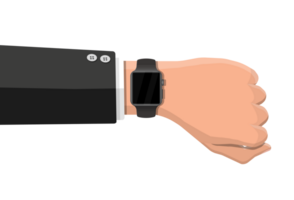 Smart watch, modern hand electronic watches png