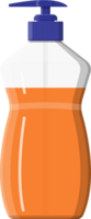 Bottle with liquid detergent or spray png