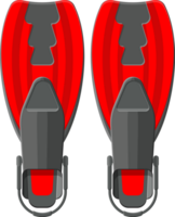 Swimming flippers, diving equipment png