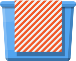Blue cleaning bucket png