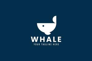 whale logo vector icon illustration