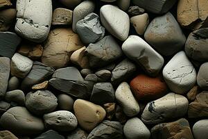 AI generated Natural cohesion Seamless rock texture background provides a visually uninterrupted experience photo