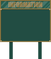 Empty big board or billboard png