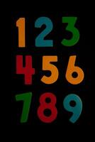 Background or texture of numbers. Finance data concept. Mathematic. Banking or currency. Business and economic growth. photo