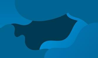 Abstract geometric and fluid wavy shape background. Blue gradient design wallpaper. vector