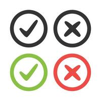 Do's and Don'ts icon  isolated vector illustration.