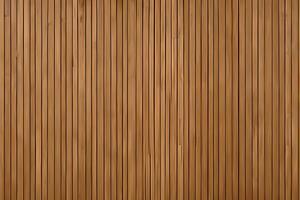 AI generated Wooden texture vertical lines background with a dark brown color HD 4k wallpaper photo