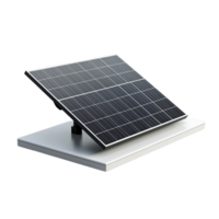 ai generado moderno portátil solar panel png