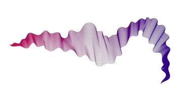 Abstract backdrop with wave gradient lines vector