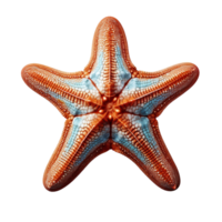 ai gerado vibrante laranja estrelas do mar png