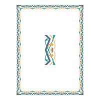 Vintage floral classic calligraphic retro vignette scroll frames ornamental design elements black and color set isolated vector