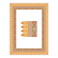 Vintage floral classic calligraphic retro vignette scroll frames ornamental design elements black and color set isolated vector