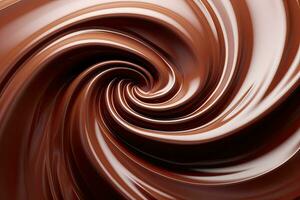 Chocolate texture choco mass swirl background photo