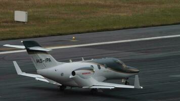 Private owner on the runway at Phuket airport video