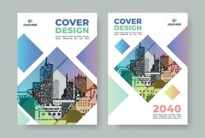 Corporate Book cover design in a4 size, annual report, corporate brochure, booklet, flyer, magazine, business cover design vector