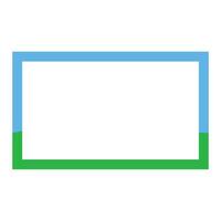 Frame with clouds and sun on a white background. Vector illustration. Label name sticker design, with bright and cute colors. Name Tags for female students