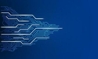 Circuit board texture background design. Waves flow. Quantum explosion technology. Quantum computer technologies concept. Futuristic blue circuit board background vector motherboard