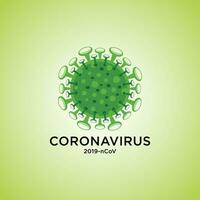 ilustración gráfico vector de corona virus en Wuhan, corona virus infección. 2019-nvoc virus.corona virus microbio.