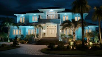 AI generated pristine home in west palm beach photo