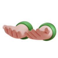 praying hands 3D icon png