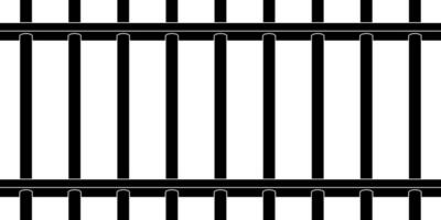 3d metal prison bars seamless pattern vector