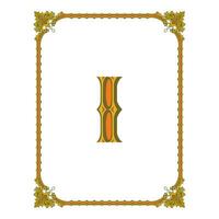 Vintage floral classic calligraphic retro vignette scroll frames ornamental design elements black and color set isolated vector