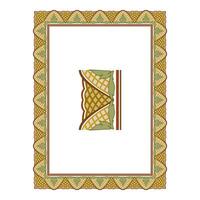 Vintage floral classic calligraphic retro vignette scroll frames ornamental design elements black and color set isolated vector