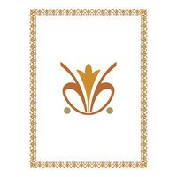 Vintage floral classic calligraphic retro vignette scroll frames ornamental design elements black and color set isolated vector