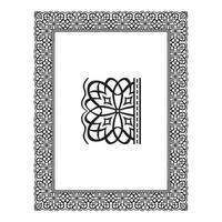 Vintage floral classic calligraphic retro vignette scroll frames ornamental design elements black and color set isolated vector