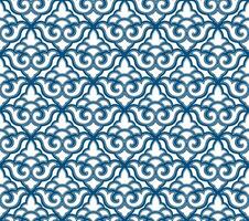 Abstract floral seamless pattern. Flourish tiled oriental ethnic background. Arabic ornament with asian flower motif. Good for fabric, textile, wallpaper or package background design. vector